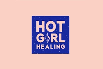design playful empowering wellness brand millennial women logo