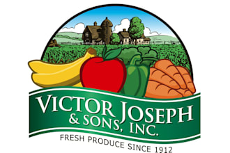 design a fresh and professional vegetable farm or organic logo