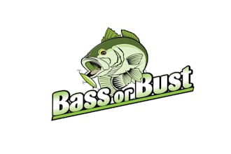 design pictorial young angler logo