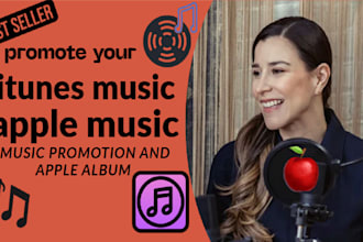 do organic itunes music promotion, USA apple music promotion and apple album