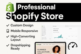 design and build a high converting shopify store for your brand