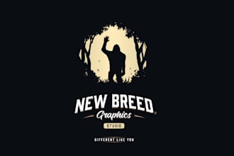 design a modern retro vintage logo or badge
