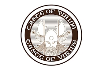 design greatest classic viking brand logo