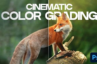 professionally color grade your photos for a cinematic look