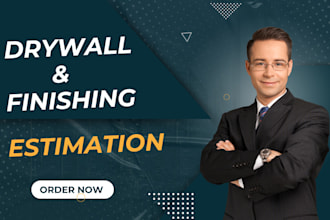 provide detail drywall and finishing estimation