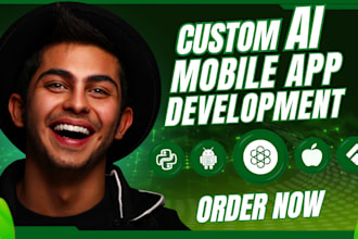 do ai mobile app development ai flutter app ios android app, ai chatbot,ai agent