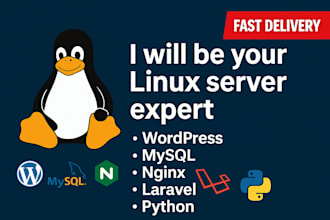deploy wordpress, laravel and python apps on linux server