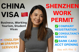 provide china visa services for work, study and travel