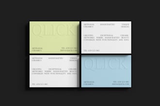 create a modern business card design