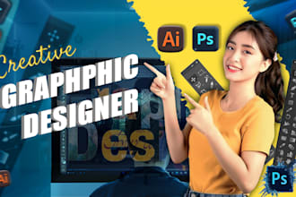 redesign, custom graphic design using adobe illustrator, photoshop and indesign