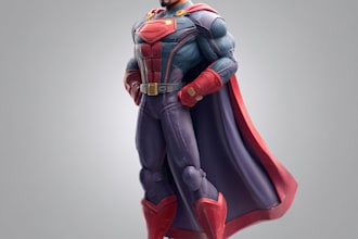 draw you a superhero character