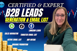do b2b and ecommerce lead generation, email list and prospect list building