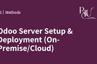 do odoo server setup and deployment on premise or cloud