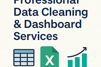 clean and prepare your excel or CSV data for analysis