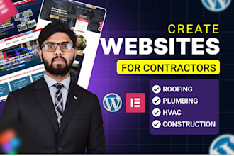 design construction, contractor, plumbing, hvac, roofing website