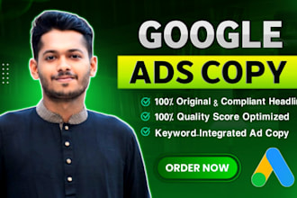 write PPC, google ads copy headlines and descriptions to maximize conversion