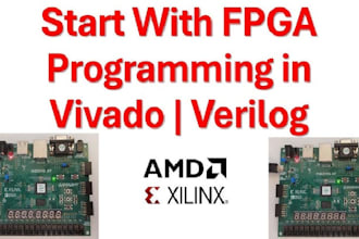 do verilog, vhdl coding for fpga using vivado, quartus, xilinix, modelsim