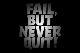 build a quote and motivational background