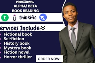 beta read fantasy science fiction novels historical horror thriller mystery book