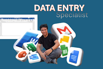provide data entry and data management services