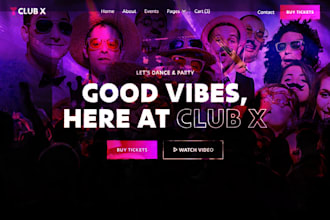 do party rental, 360 photobooth and rental website with booking using wordpress