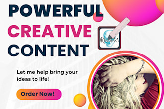 write powerful creative content or podcast scripts in your voice