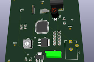 do multilayers pcb layout , schematic diagram and gerber files