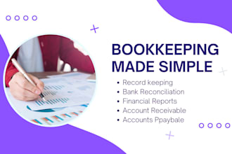 do professional bookkeeping, cleanup, and financial reports in excel