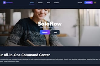 develop a responsive website in react and nodejs