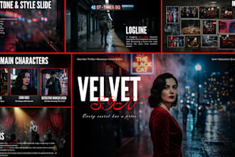 create an attractive pitch deck for your film and tv show