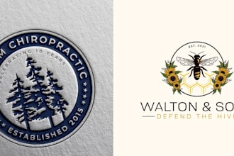 design agriculture lawn care landscape farm logo
