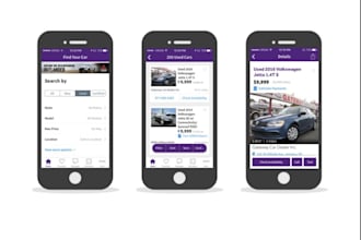 build car dealership app, car auction app, car bidding app, car marketplace app