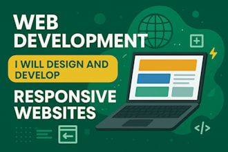 build responsive websites and e commerce stores with modern web development