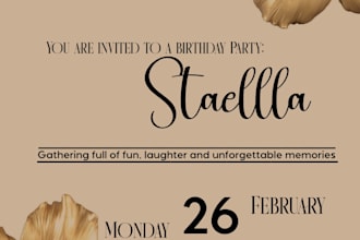 design professional event cards, invitations, and greeting cards