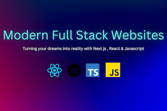 build or redesign a fullstack website or a website design