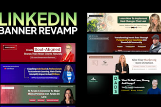 design linkedin banner, post, or banner revamp for your profile