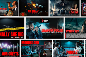 do premium film pitch deck presentation also tv shows and podcasts