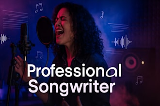 write catchy topline, lyrics and hooks jingle for your next hit country song