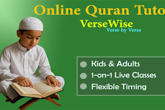 be your online quran tutor for kids and adults
