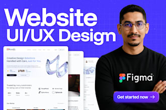 design figma website UI UX design and redesign UI