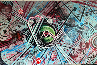 paint custom art by hand