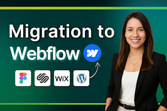 migrate your wordpress, wix, or squarespace site to webflow with animations
