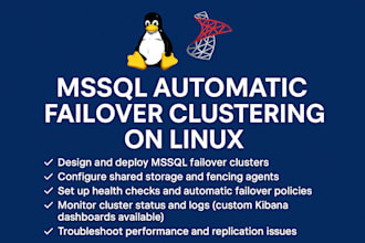 set up mssql automatic failover cluster on linux