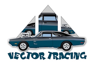draw a detailed vector illustration of your car or vehicle within 3 hours