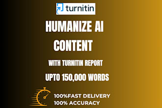 humanize ai content, rewrite and edit ai generated text in 1 hour