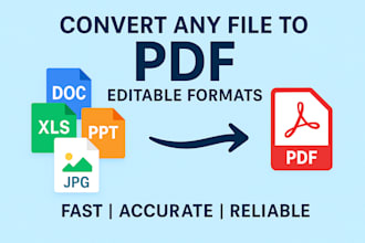 professionally convert word, excel, ppt to pdf or editable