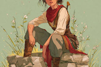 illustrate your ttrpg oc, vtm, fantasy, dnd character art