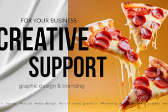 be your professional graphic designer for print, web