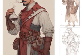 illustrate your ttrpg oc, vtm, fantasy, dnd character art
