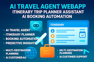 do ai travel agent webapp itinerary trip planner assistant ai booking automation